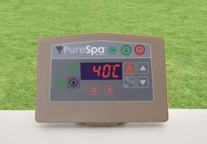 Produktbild Intex PureSpa Jet & Bubble Deluxe Chevron (6 Personen)