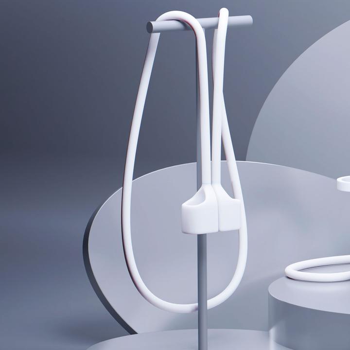 Produktbild 3MK Etui Silicone AirPods Case do Apple AirPods Pro 3 biały (Kopfhörer Hülle)