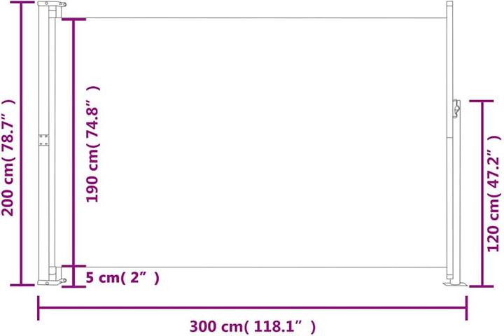 Produktbild vidaXL Sashana (3 m)