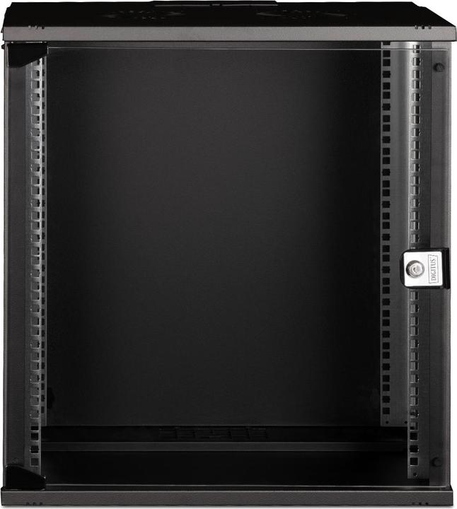 Produktbild Digitus 19" 12HE Wandgehäuse, SOHO PRO 592 x 540 x 400 mm, schwarz (10.87 HE, 19 Zoll Rack)