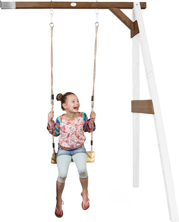Actual product image Axi Single Attachment Swing White/Brown