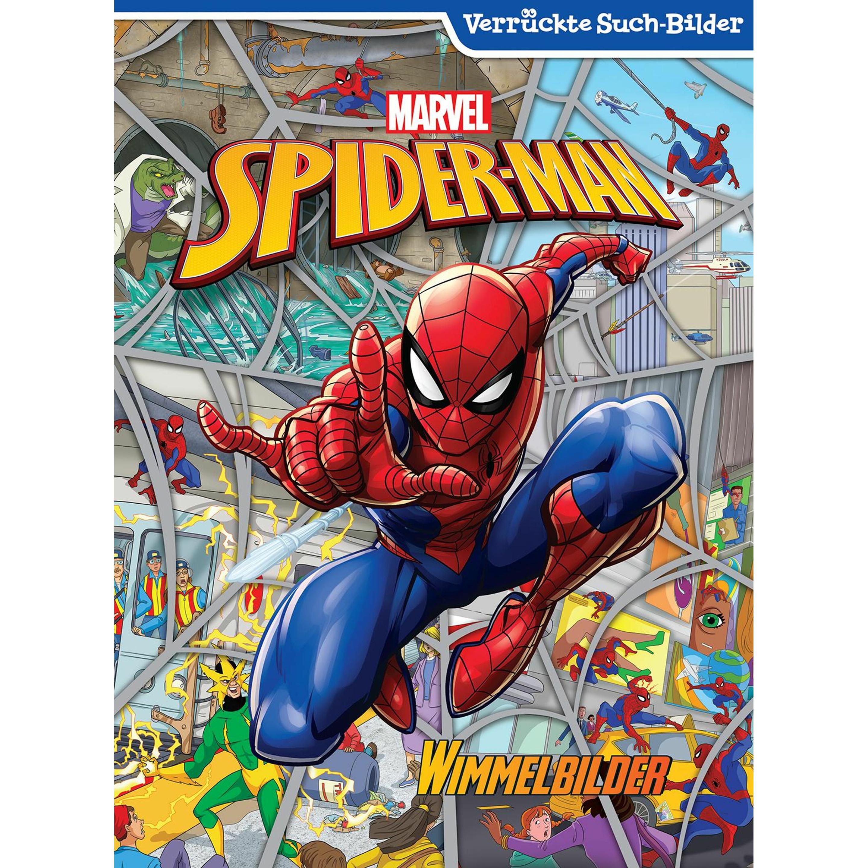 Spider-Man - Wimmelbilder - Verrückte Such-Bilder - MARVEL, Kinderbücher von Phoenix International Publications Germany ...