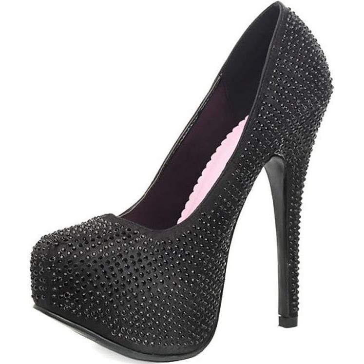 Leg Avenue Strass Stilettos schwarz