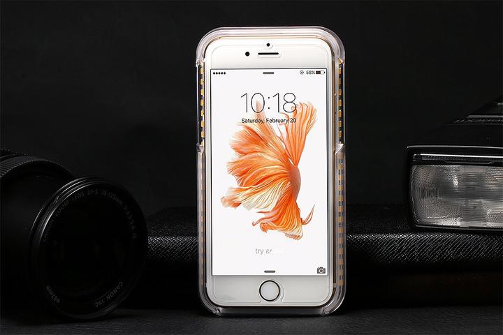 Produktbild PhoneLook Hülle Lumee Selphie LED (Apple iPhone X)