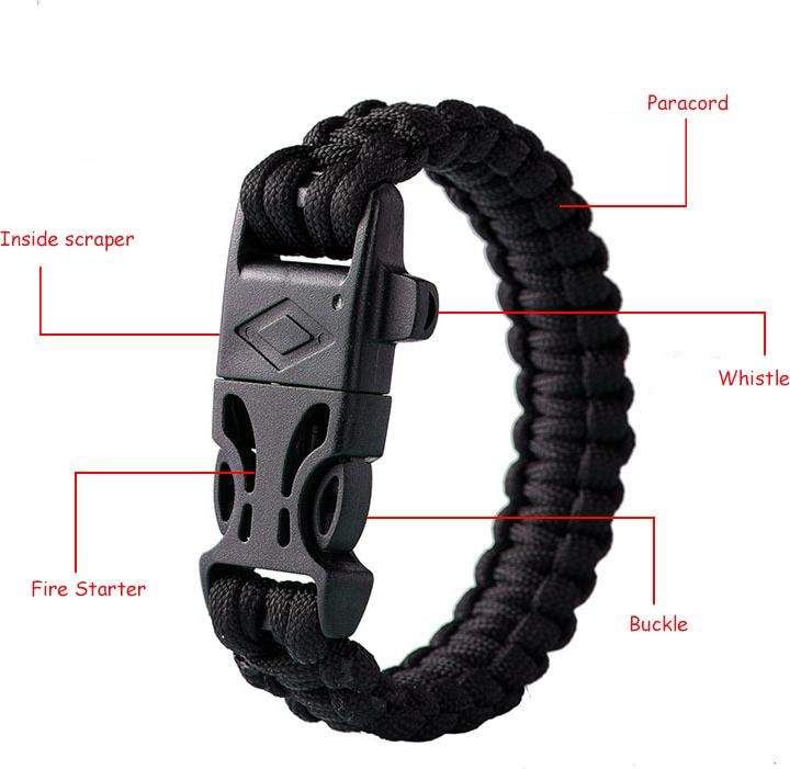 KAO Armband Paracord (25 cm, Nylon)