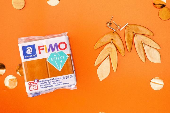 Produktbild Fimo Effect Soft Knete Metallic Orange 57gr.