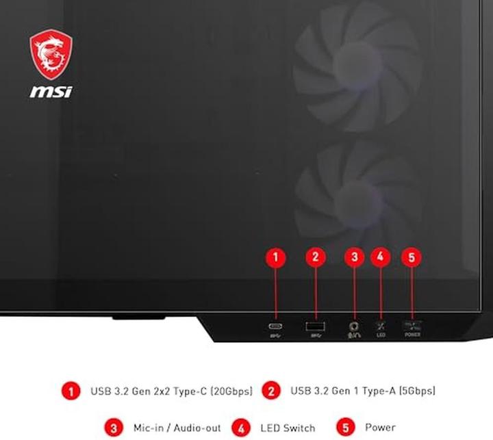 Image du produit MSI MAG PANO M100R PZ (mATX, Mini-ITX)