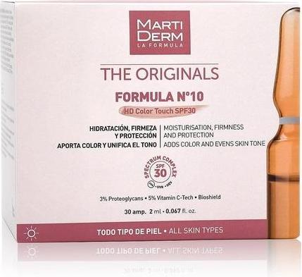 Produktbild Martiderm FORMULA Nº10 HD COLOR TOUCH SPF30 30AMP 60ml (Körperlotion, 30 ml)