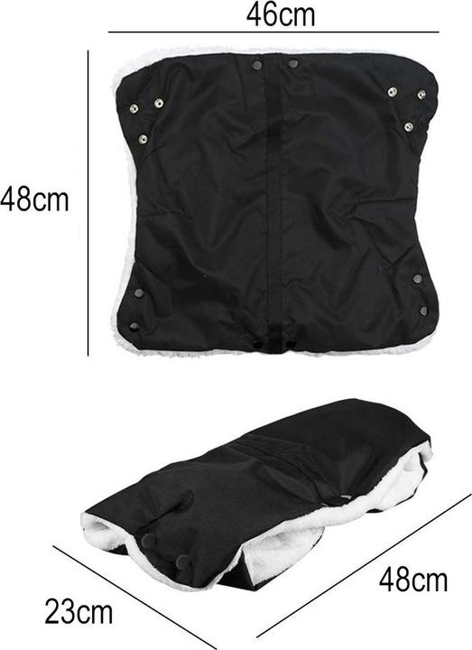 Produktbild ASMI Kinderwagen Handwärmer aus Fleece, Handmuff