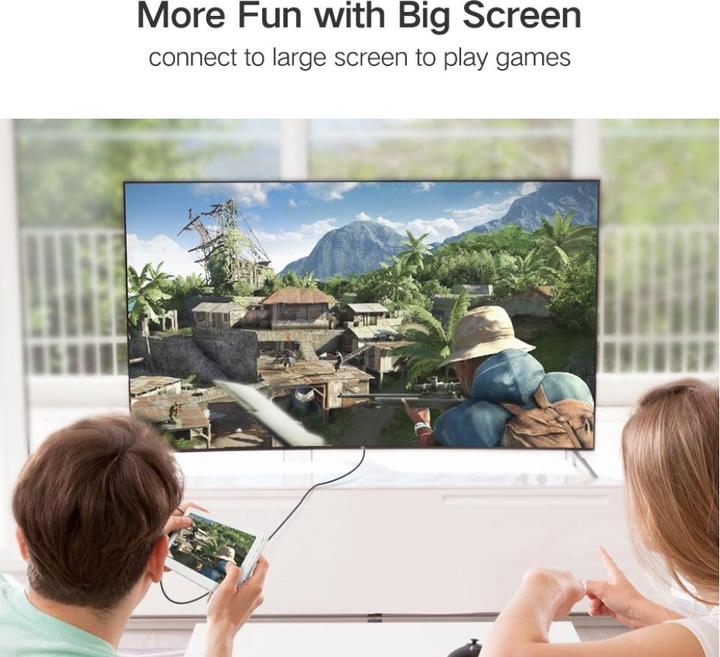 Image du produit Ugreen Micro HDMI vers HDMI 19pin 4K 60Hz 2.0V or (1 m, HDMI, 2.0)