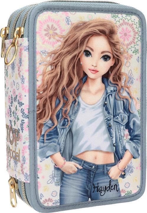 Produktbild Top Model Topmodel - TOPModel Triple Pencil Case - FESTIVAL FUN - Cream, Light Blue