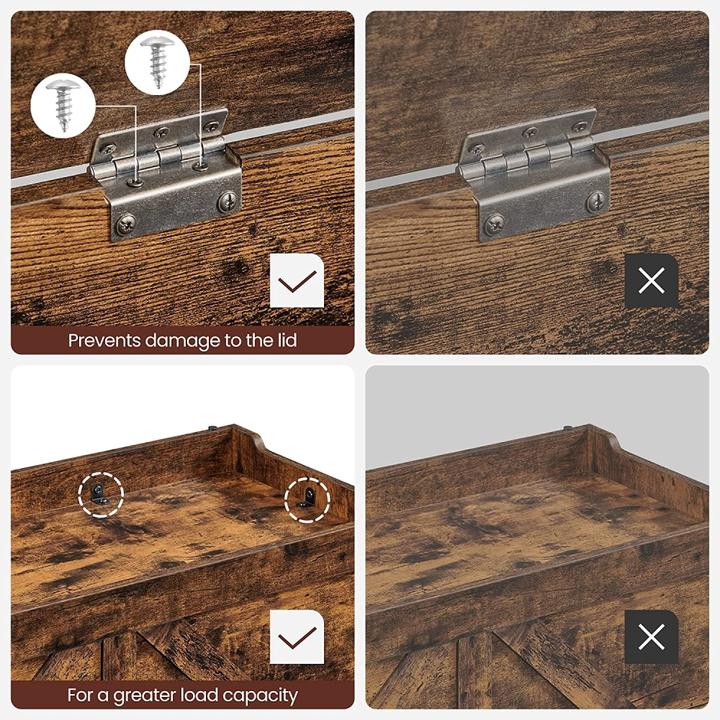 Actual product image Vasagle Truhe (100 x 40 x 46 cm)