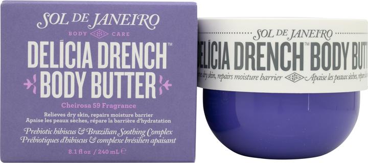 Actual product image Sol de Janeiro Delicia Drench Body Butter 8.10 Ounce (Body butter, 240 ml)