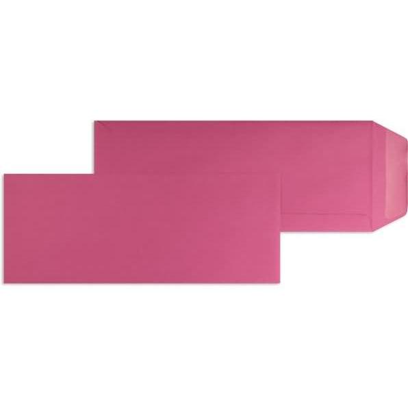 Blanke, Versandtasche + Luftpolstertasche, Versandtaschen 125x312mm 120g/qm gummiert VE=100 Stück fuchsia (100 x)