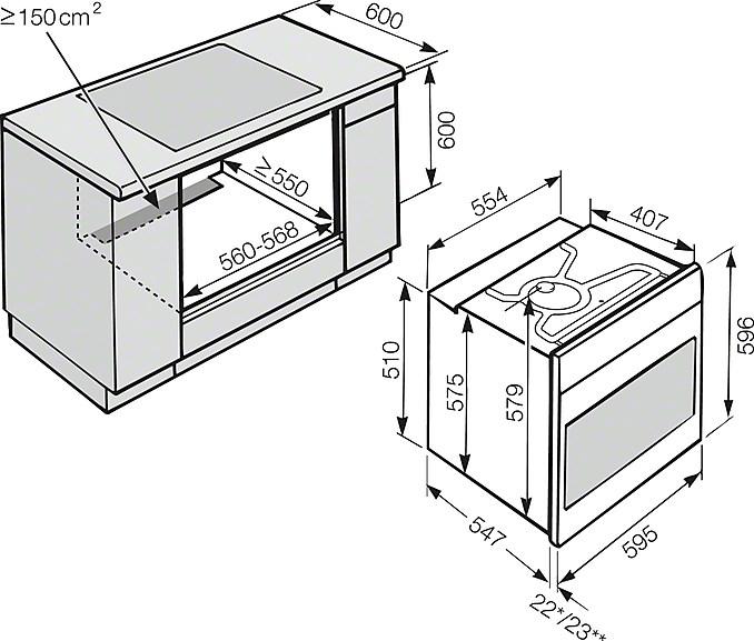 Actual product image Miele H 6860 Bp