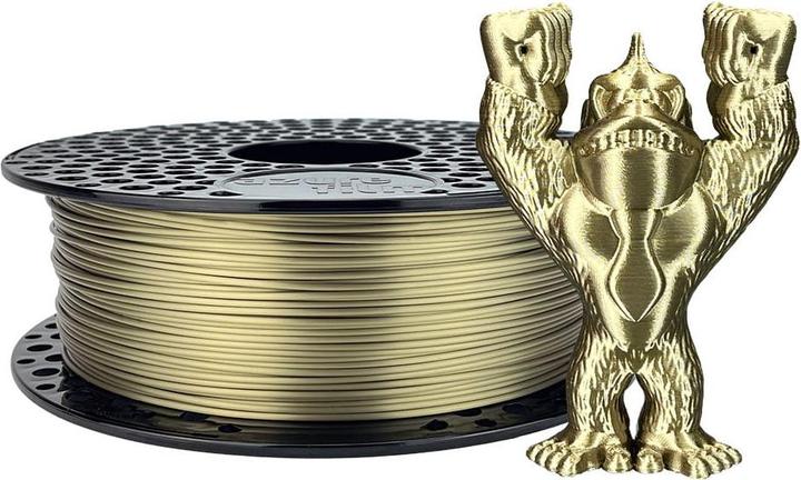 Productafbeelding AzureFilm Filament PLA SILK, 1,75mm, 1kg, olijf z (PLA, 1.75 mm, 1000 g, Groen)