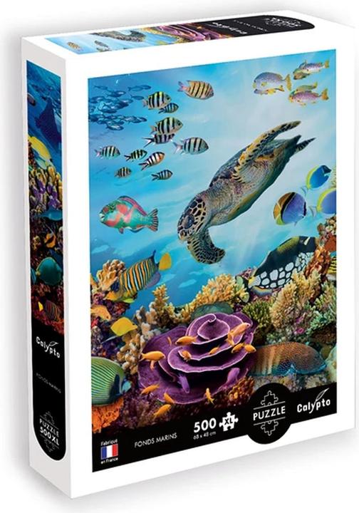 Actual product image Calypto Underwater World 500 Piece XL Jigsaw Puzzle (500 pieces)