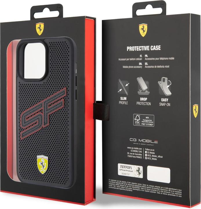 Produktbild Ferrari Leather Case - iPhone 15 Pro (Apple iPhone 15 Pro)