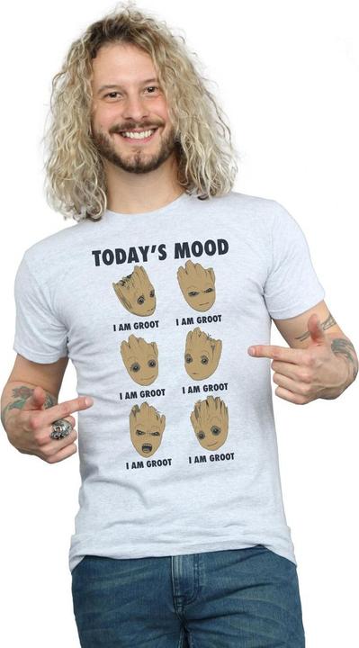 Actual product image Guardians of the Galaxy Mens Today's Mood Baby Groot T-Shirt (S)