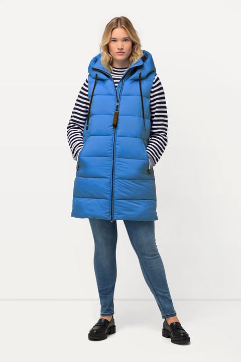 Actual product image Ulla Popken HYPRAR Long Quilted Vest (46, 48)