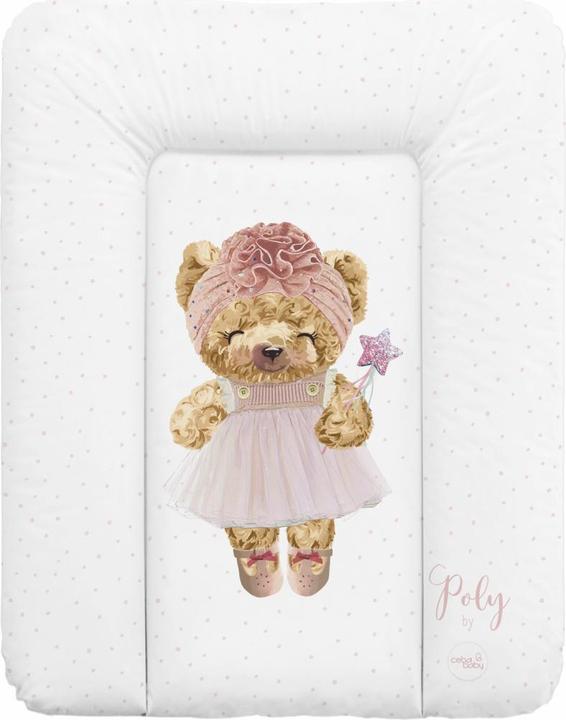Cebababy CEBA harde aankleedkussen kort FLUFFY PUFFY, 50x70 cm, Poly, W-143-132-681 (50 cm, 70 cm)