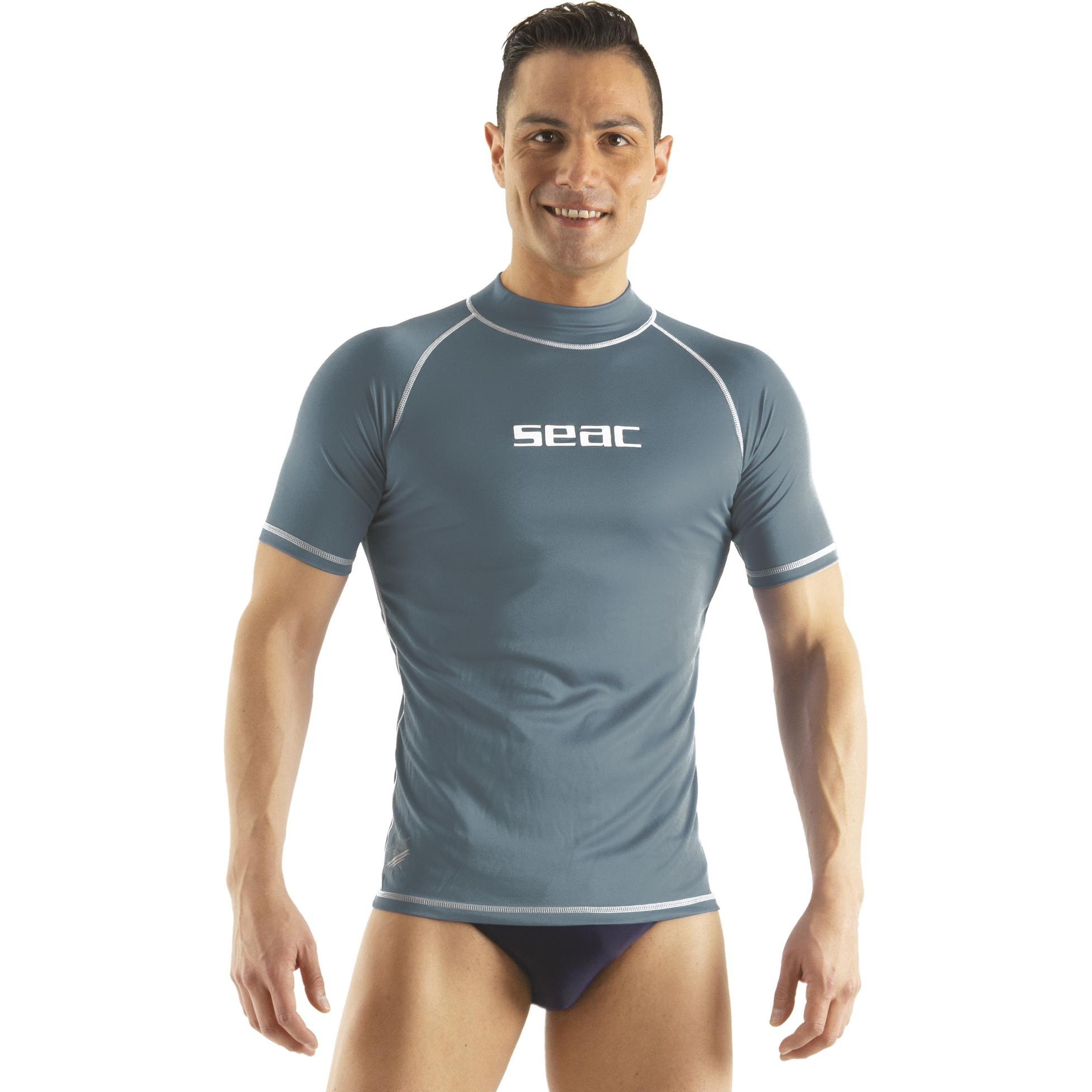 Seac, Herren, Badeshirt, T-Sun Kurz Herren, Grau, (S)