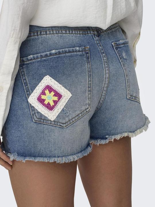Produktbild Only ONLZUMA Hohe Taille Normal geschnitten Jeans-Shorts Jeans-Shorts (XS)