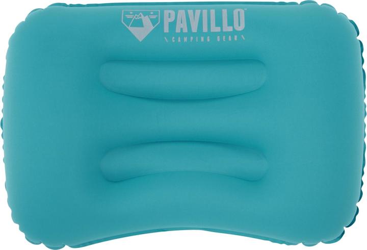Actual product image Bestway Pavillo 18.5" x 12" x 6"/47cm x 31cm x 15cm ToughLite Flex Pillow, Blue, Monochromatic, Rect