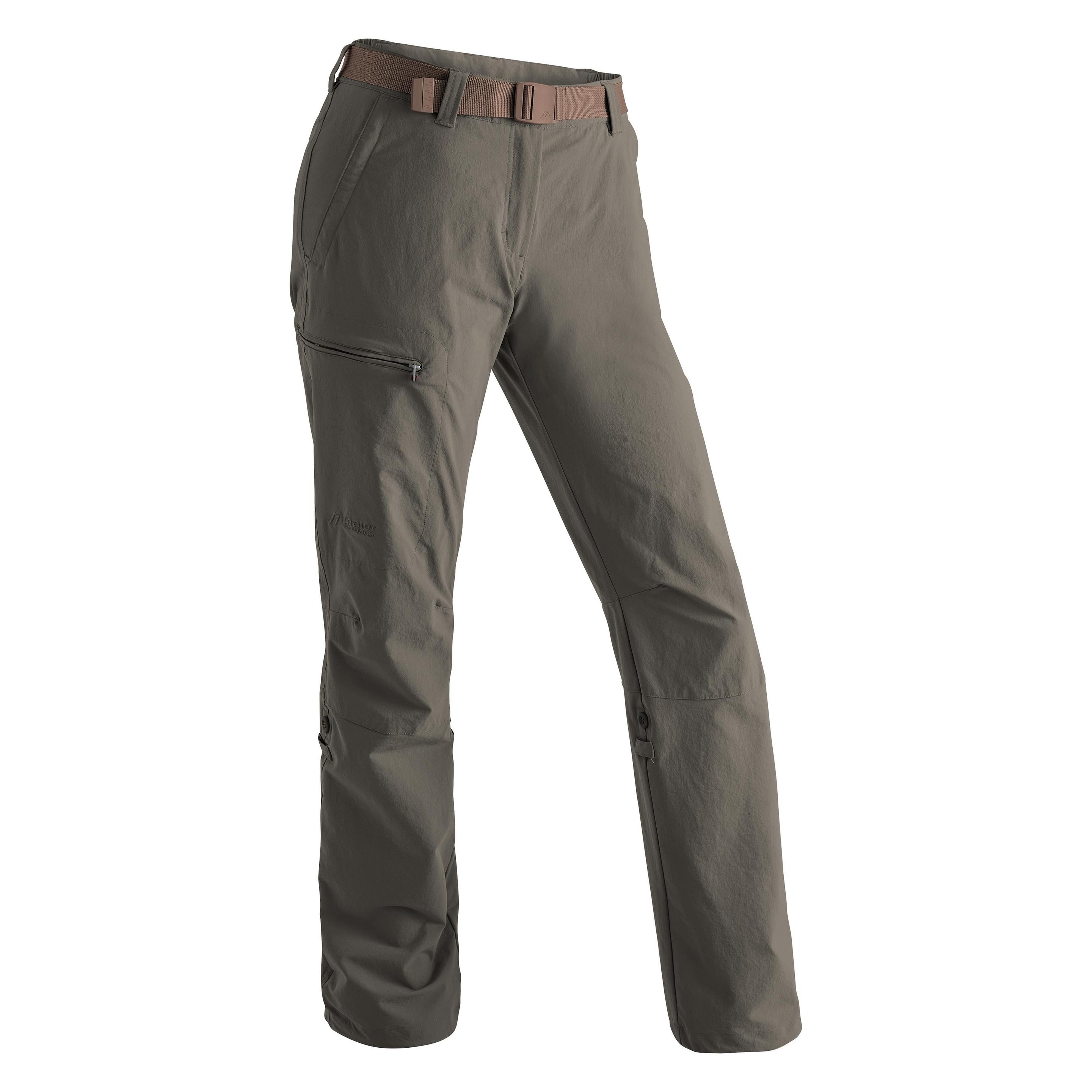 Maier Sports, Damen, Outdoorhose, Leichte Damen-Outdoorhose "Karwendel" Wanderhose Funktionshose (teak) (M, L), Braun