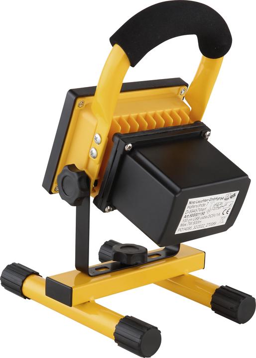 Produktbild Globo Bernd LED Aussenleuchte 7W Tageslichtweiss IP54 Gelb, Aluminium Druckguss 22,5cm 34209