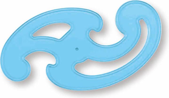 Image du produit Staedtler Mars 571 Jeu de règles courbes Burmester Etui, 3 formes (37.30 cm)