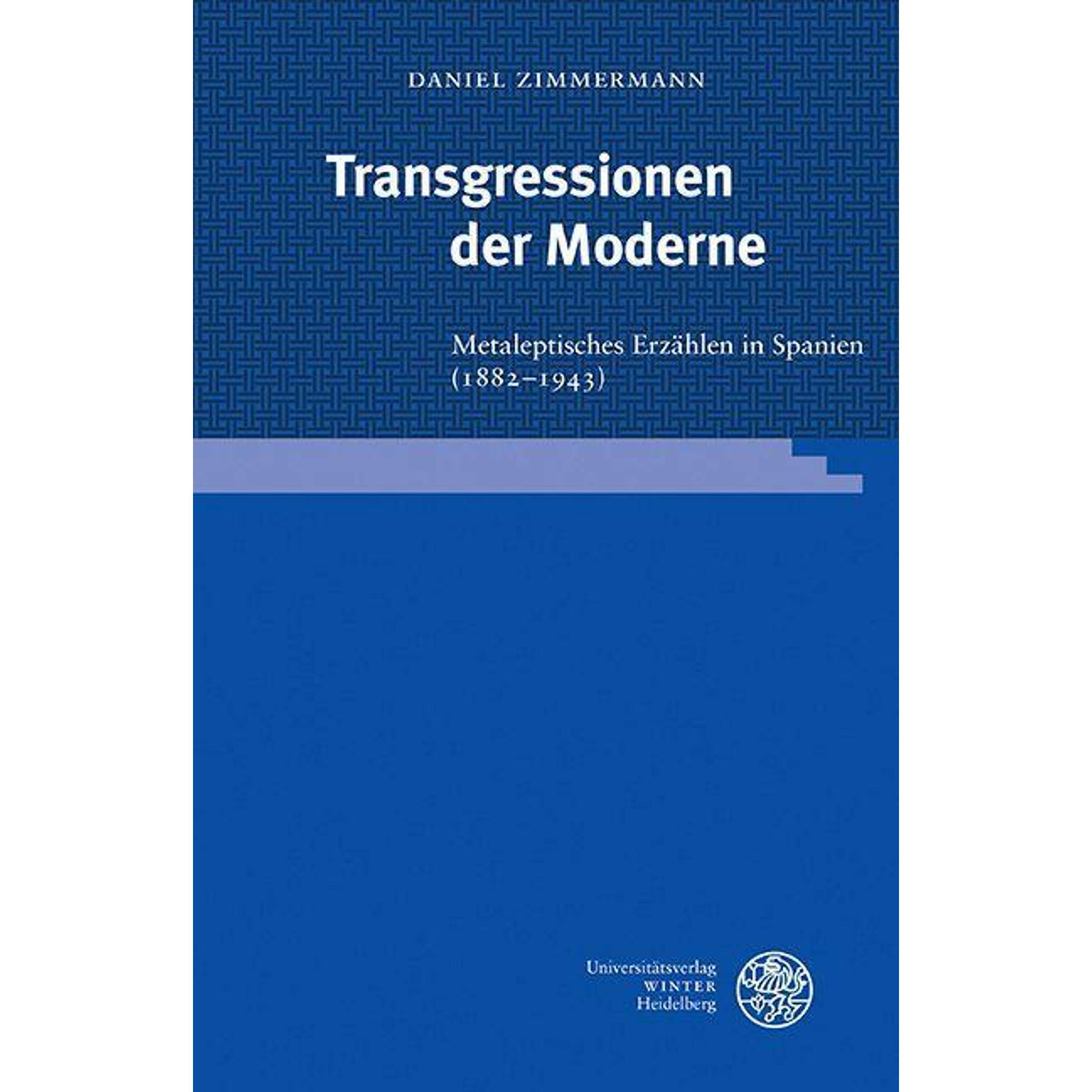 Transgressionen der Moderne, Sachbücher von Daniel Zimmermann