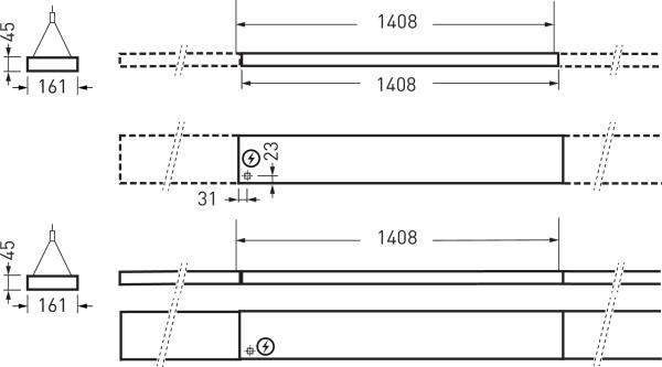 Produktbild Trilux Opendo H-L BL L150 0