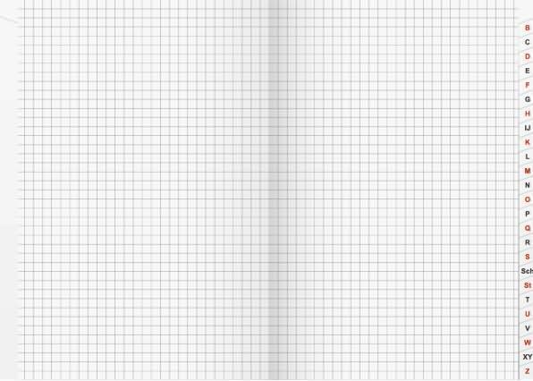 Image du produit König & Ebhardt Intercalaire DIN A5 quadrillé 70g/m² 96 fls (A5, Quadrillé)