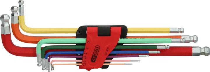 KS Tools Winkelstiftschlüssel-Satz extrem lang