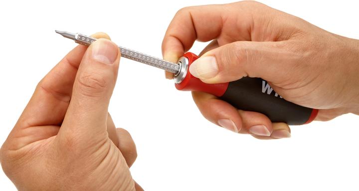 Actual product image Wiha System 6 (Port, Pozidriv cross recess (PZ), Phillipps cross recess (PH), Allen screw)