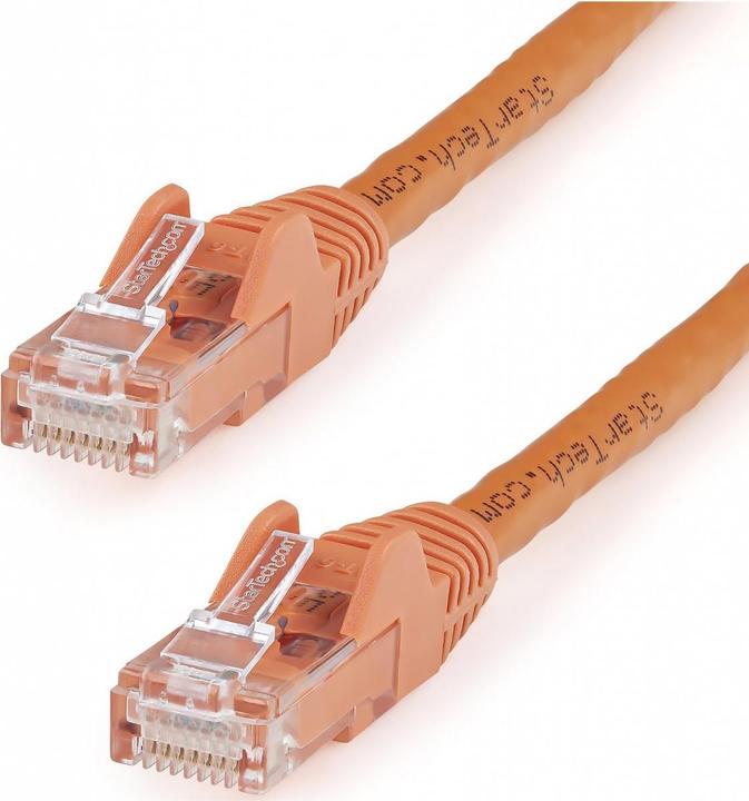 Actual product image StarTech 2m Orange Cat6 Patch Cable (UTP, CAT6, 2 m)