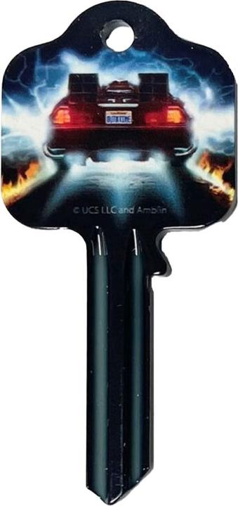 Actual product image Back to the Future Delorean Blank Key