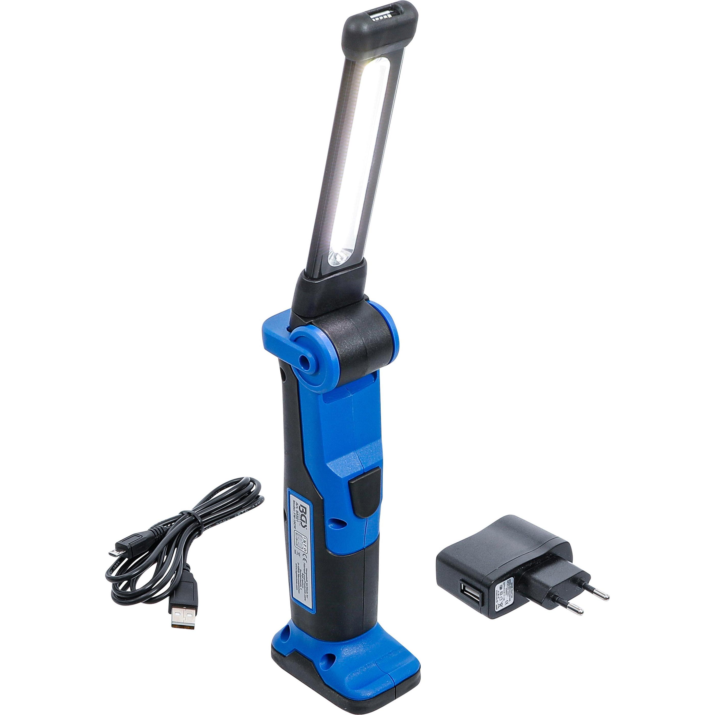 BGS, Arbeitsleuchte, Akku-Knicklampe COB-LED 5W (500 lm)