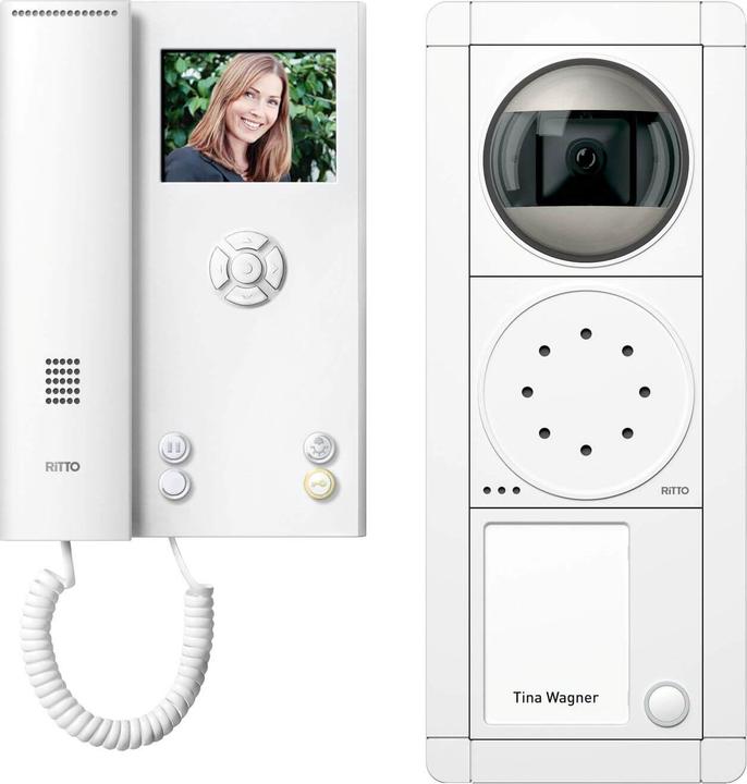 Actual product image Schneider Electric Doorman Video Set WE white/white