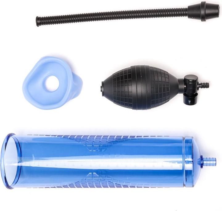 Image du produit Simply Pleasure Vakuumpumpe zur Penisvergrösserung mit Birne gross blau
