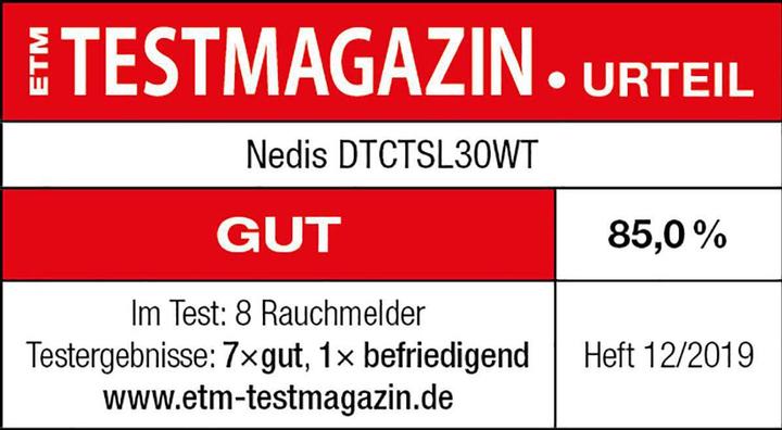 Actual product image Nedis Smoke detector