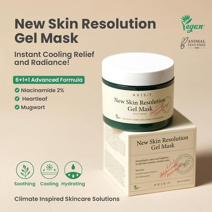 Actual product image Axis-Y New Skin Resolution Gel Mask Soothing Gel Mask 100Ml (100 ml)