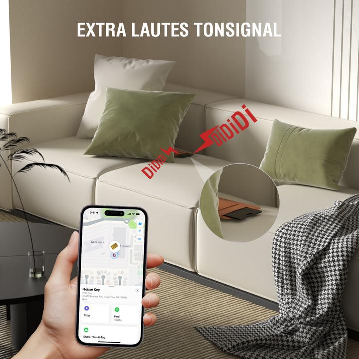 Produktbild 4smarts Standort-Finder SkyTag Card Duos ReCharge black (Android, iOS, iPadOS)