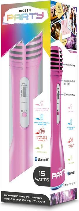 Actual product image Bigben Bluetooth Karaoke Microphone