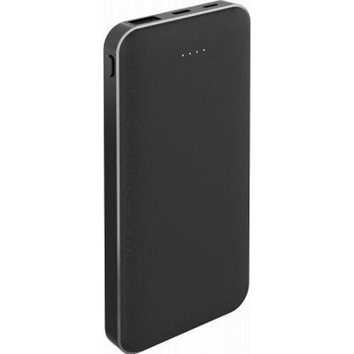Bigben PB10000PD2A1CB (10000 mAh, 20 W, 20 Wh), Powerbank, Schwarz