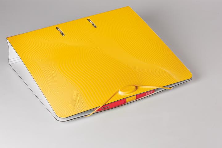 Produktbild Brunnen WAVE Ordner gelb Kunststoff 7,0 cm DIN A4 (A4, 70 mm, 1 Stk.)