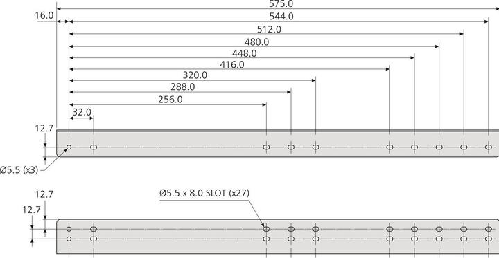 Produktbild Accuride Montagewinkel zu Kugel-Vollauszüge (Schwerlastschiene) 5321EC