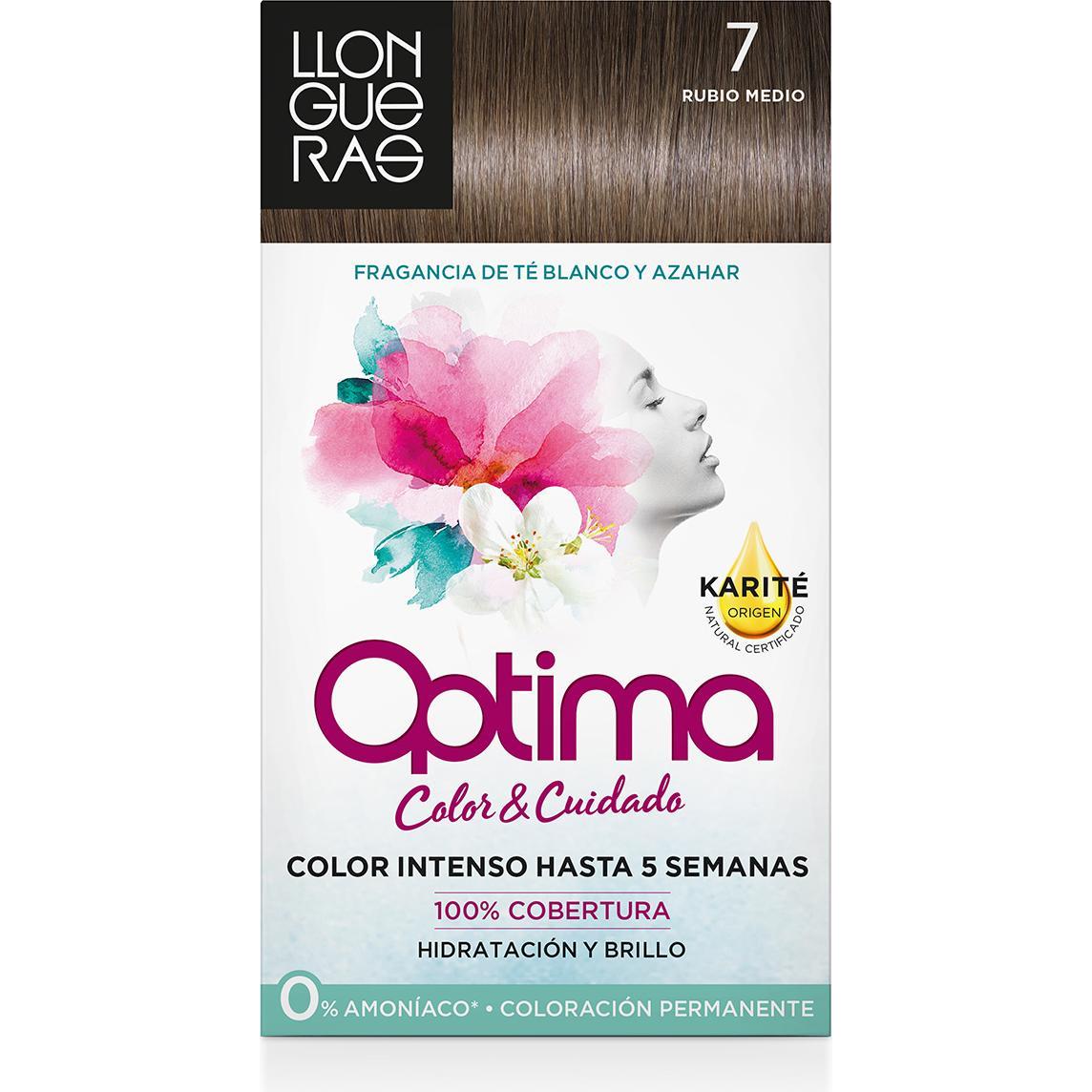 Llongueras, Haarfarbe, OPTIMA hair colour #7 rubio medio (7)