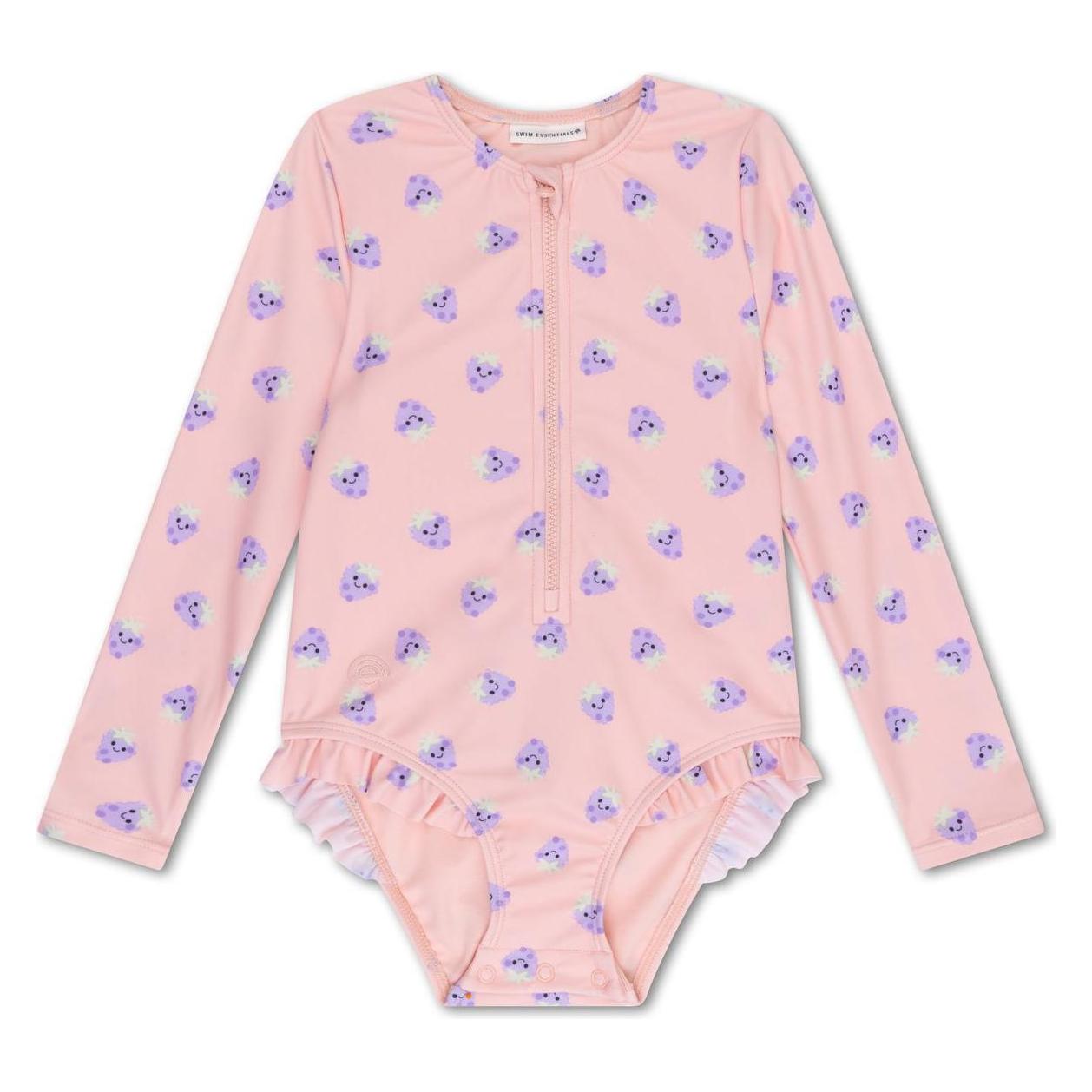 Swim Essentials, Mädchen, Badeanzüge, Langarm Badeanzug, Violett, (74)